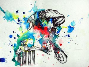 Look at the Laughing Pig and the Chameleon